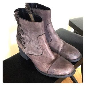 Steve Madden leather booties